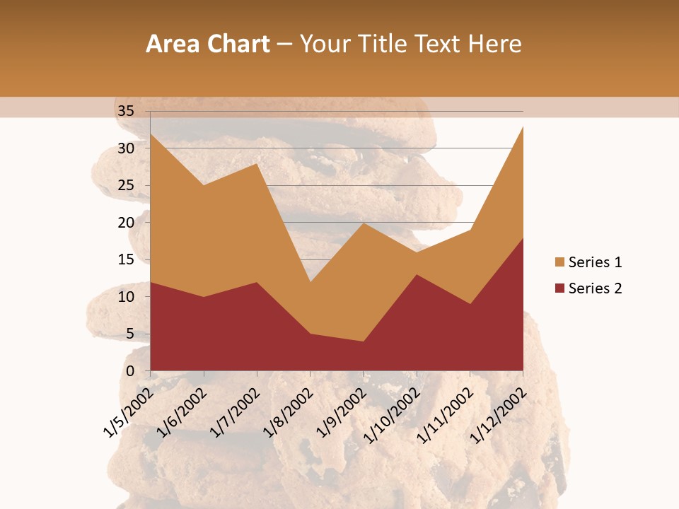 Chocolate Biscuit Baked PowerPoint Template