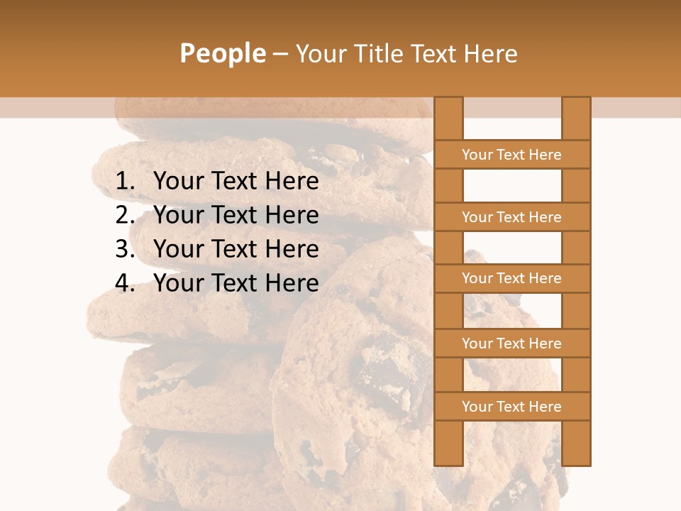 Chocolate Biscuit Baked PowerPoint Template