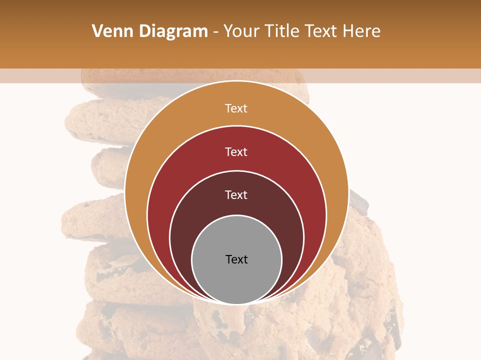 Chocolate Biscuit Baked PowerPoint Template