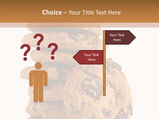 Chocolate Biscuit Baked PowerPoint Template