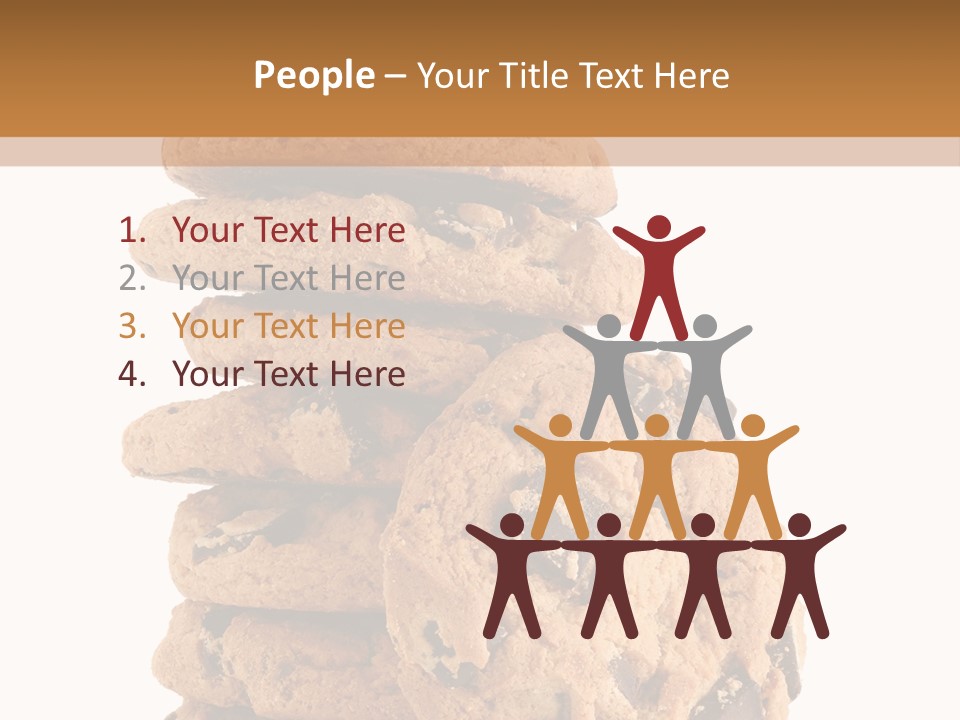 Chocolate Biscuit Baked PowerPoint Template