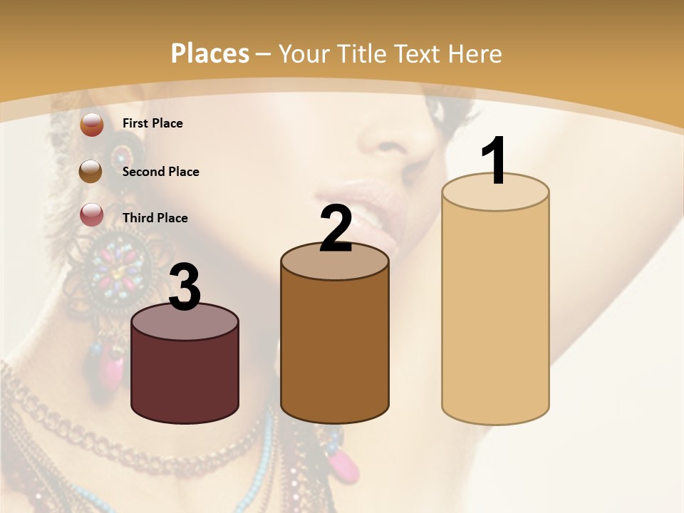 Necklace Person Hands PowerPoint Template