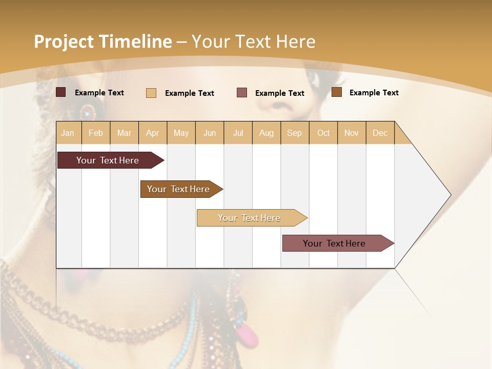 Necklace Person Hands PowerPoint Template