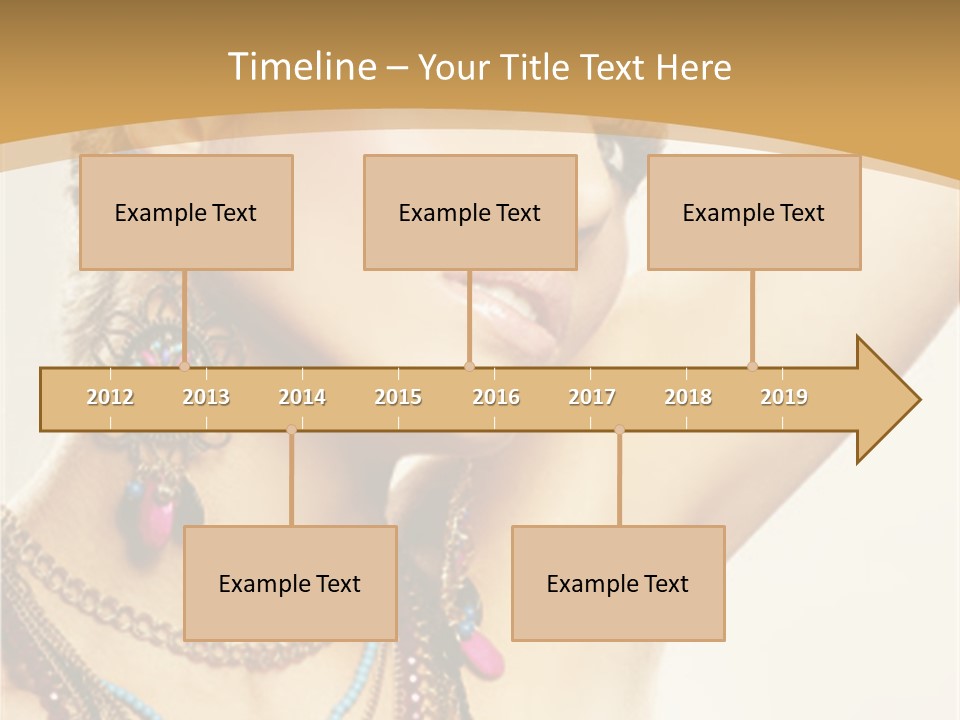 Necklace Person Hands PowerPoint Template