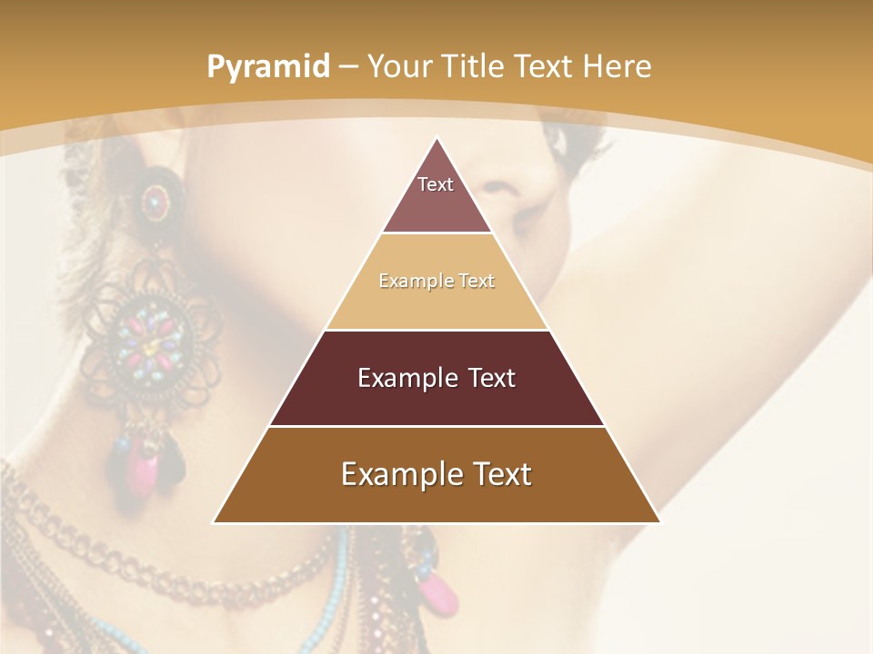 Necklace Person Hands PowerPoint Template