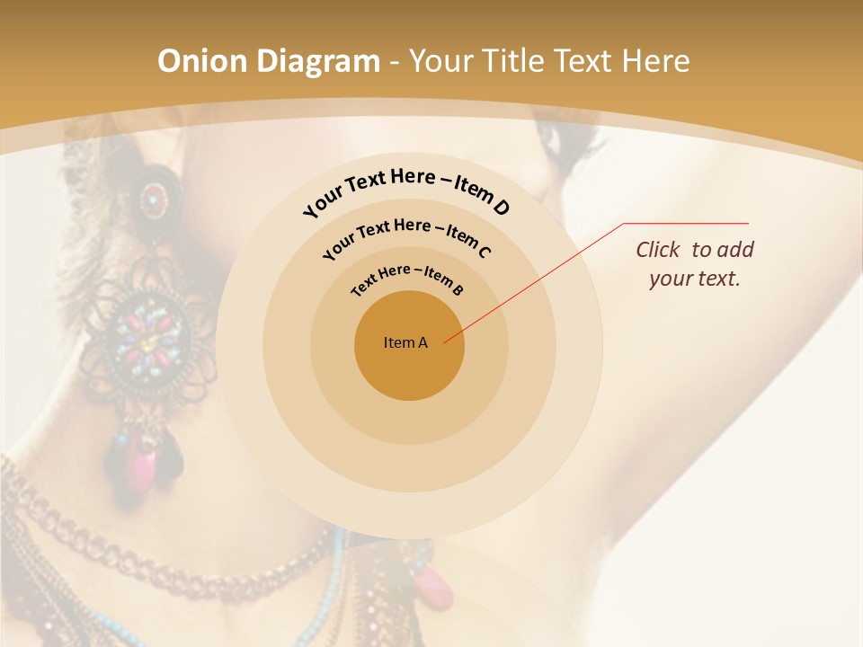 Necklace Person Hands PowerPoint Template