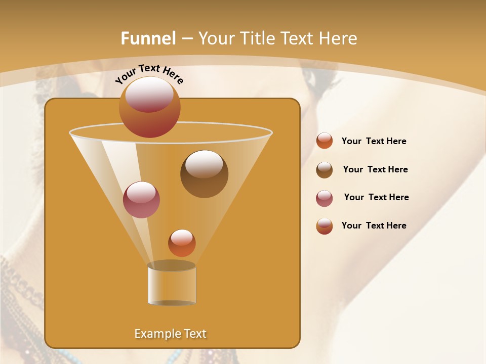 Necklace Person Hands PowerPoint Template