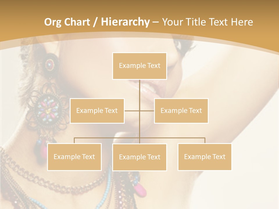 Necklace Person Hands PowerPoint Template