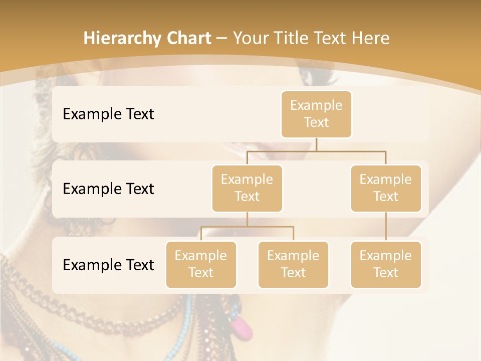 Necklace Person Hands PowerPoint Template