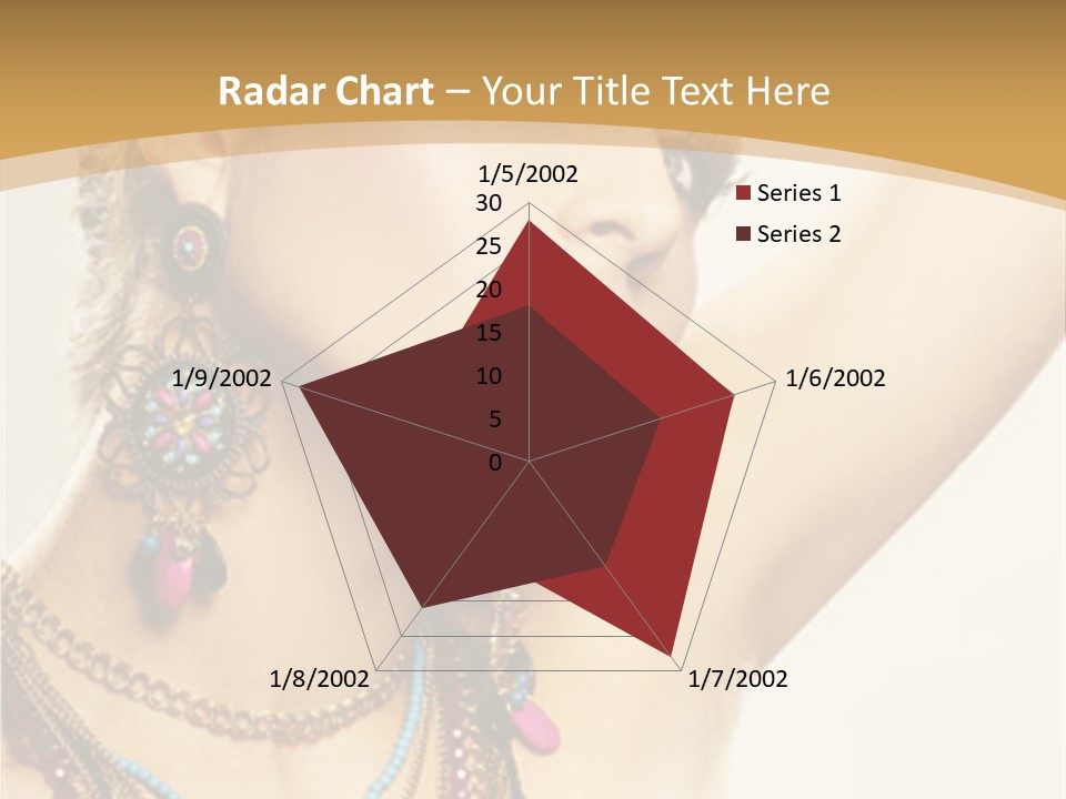 Necklace Person Hands PowerPoint Template