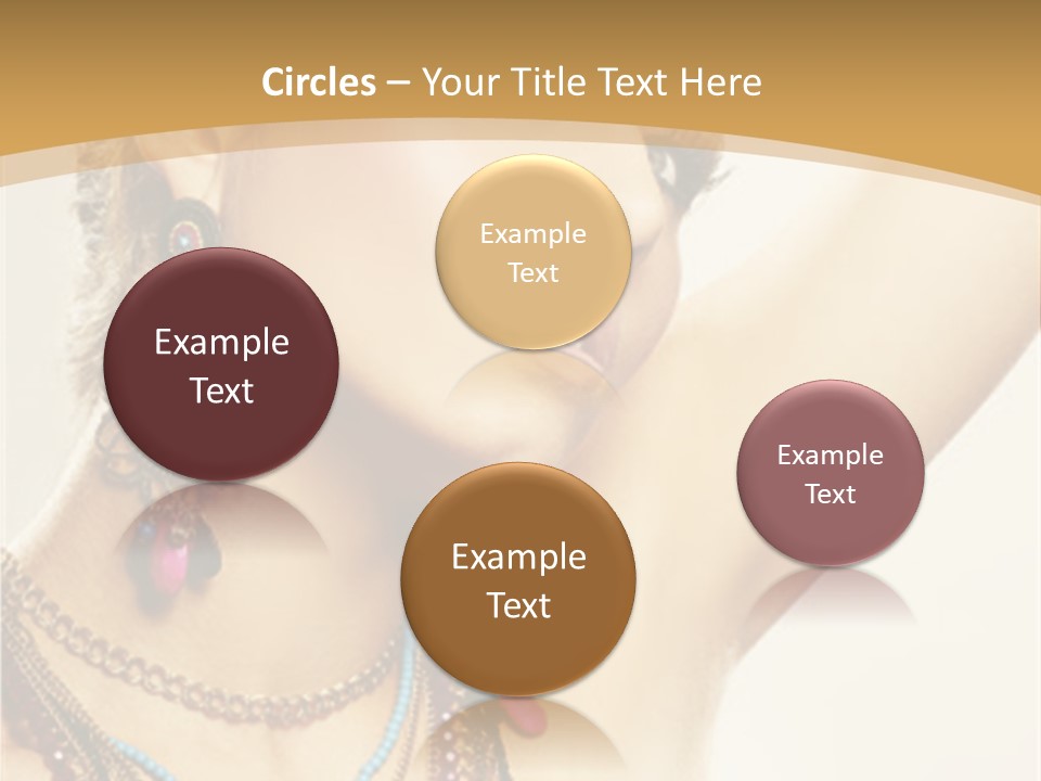 Necklace Person Hands PowerPoint Template