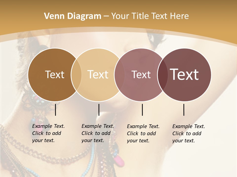 Necklace Person Hands PowerPoint Template