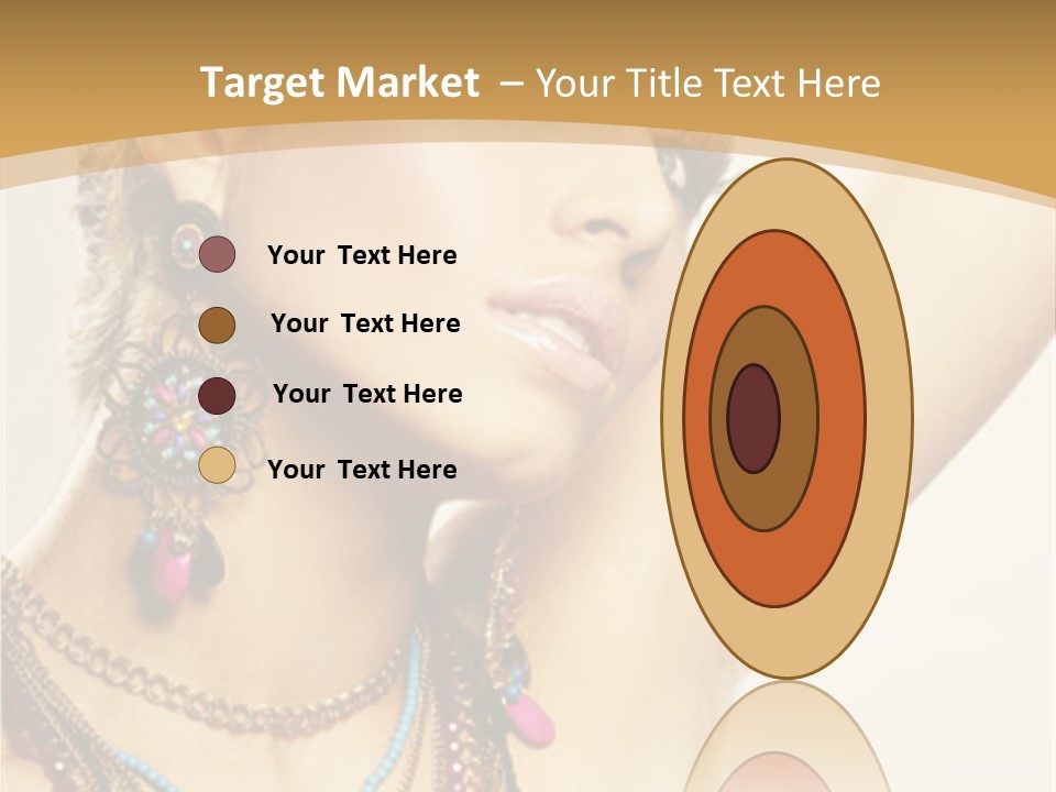 Necklace Person Hands PowerPoint Template