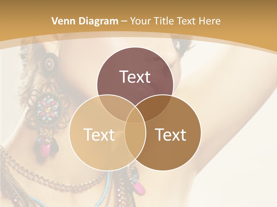 Necklace Person Hands PowerPoint Template