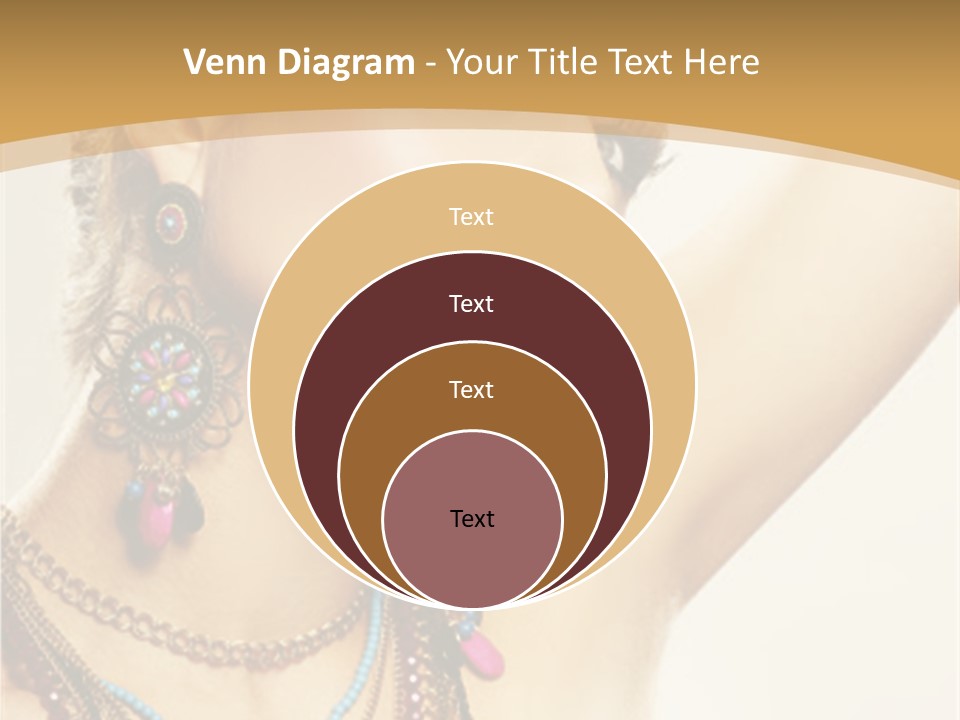 Necklace Person Hands PowerPoint Template