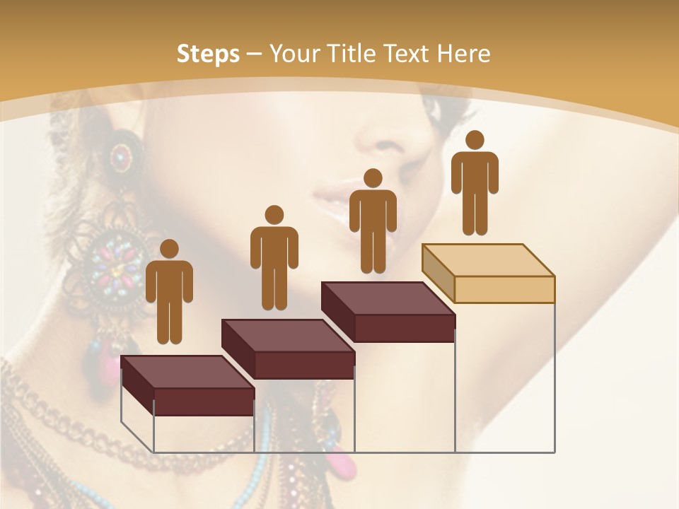 Necklace Person Hands PowerPoint Template