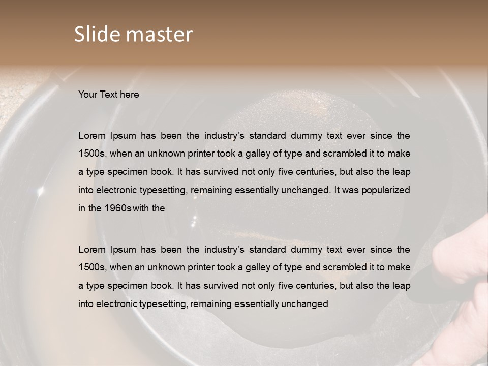 Hobby New Mexico Sand PowerPoint Template