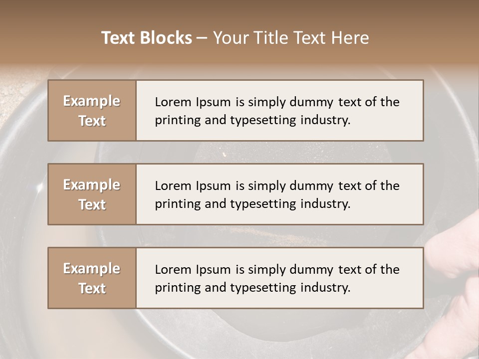 Hobby New Mexico Sand PowerPoint Template