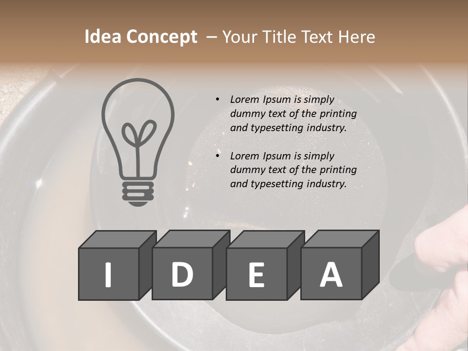 Hobby New Mexico Sand PowerPoint Template