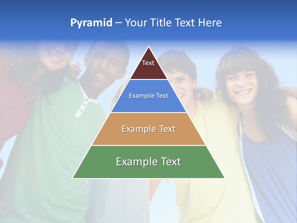 Friends Blue Energetic PowerPoint Template