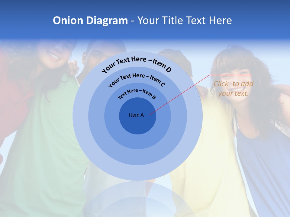 Friends Blue Energetic PowerPoint Template