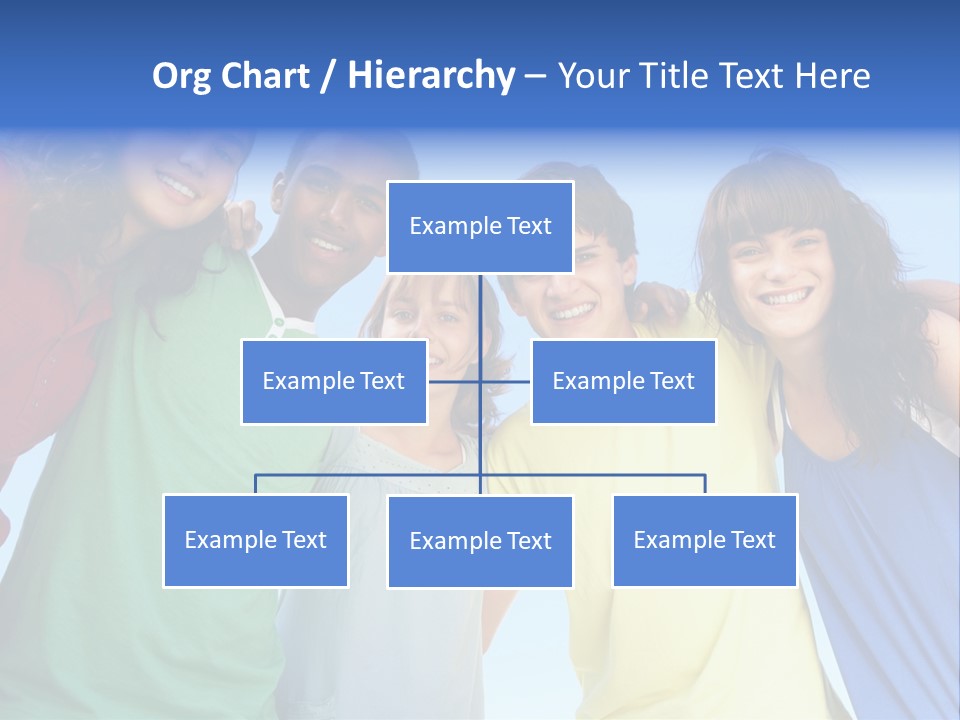 Friends Blue Energetic PowerPoint Template