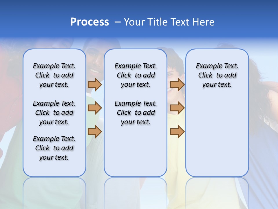 Friends Blue Energetic PowerPoint Template