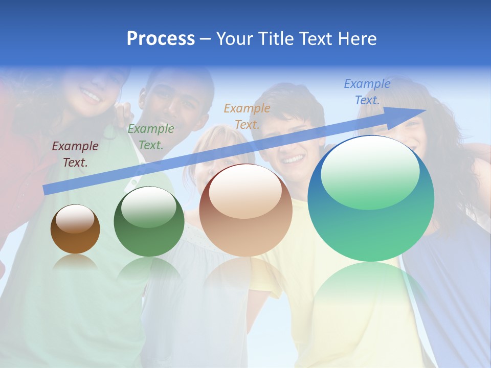 Friends Blue Energetic PowerPoint Template