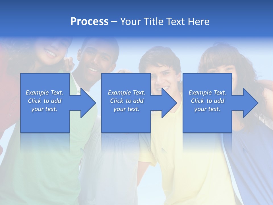 Friends Blue Energetic PowerPoint Template