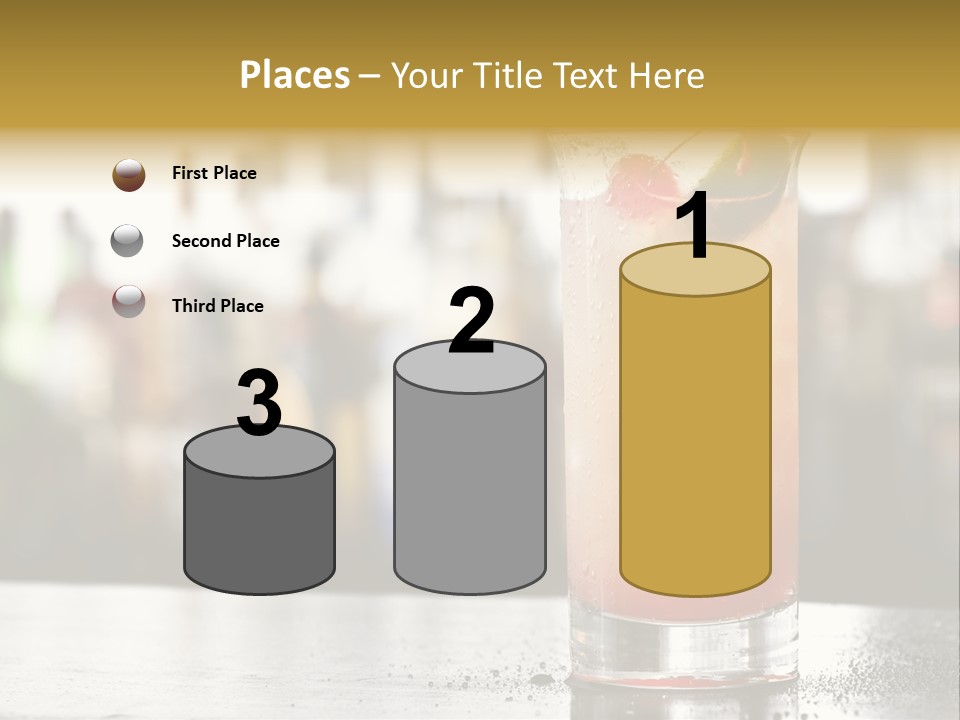 Alcohol Lime Cool PowerPoint Template