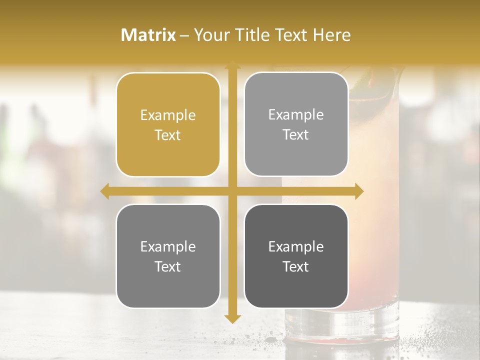 Alcohol Lime Cool PowerPoint Template