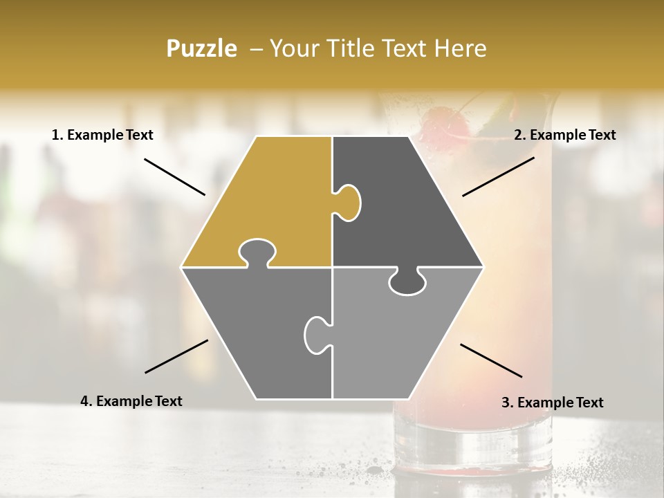 Alcohol Lime Cool PowerPoint Template