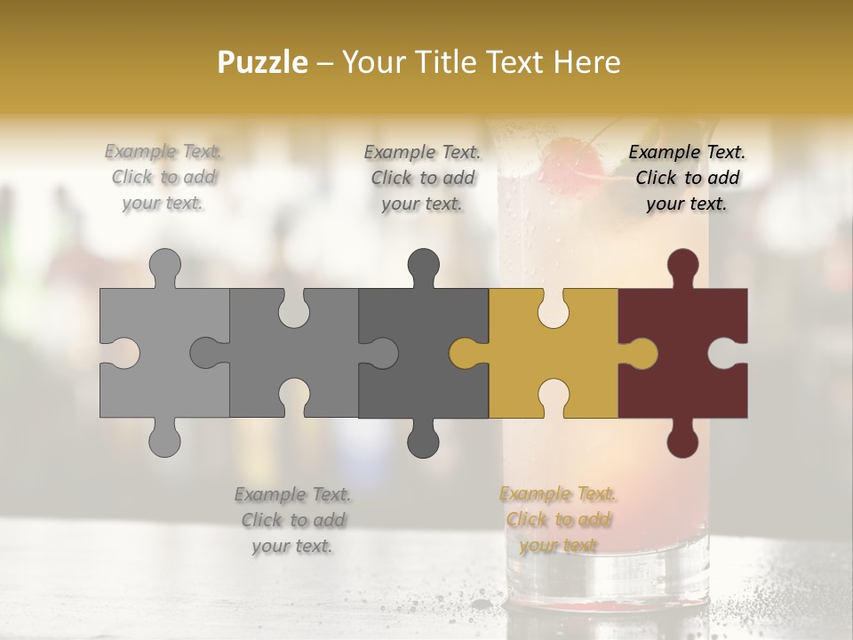 Alcohol Lime Cool PowerPoint Template