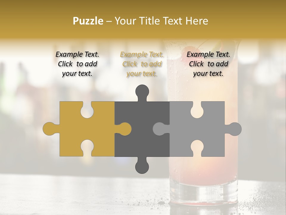 Alcohol Lime Cool PowerPoint Template