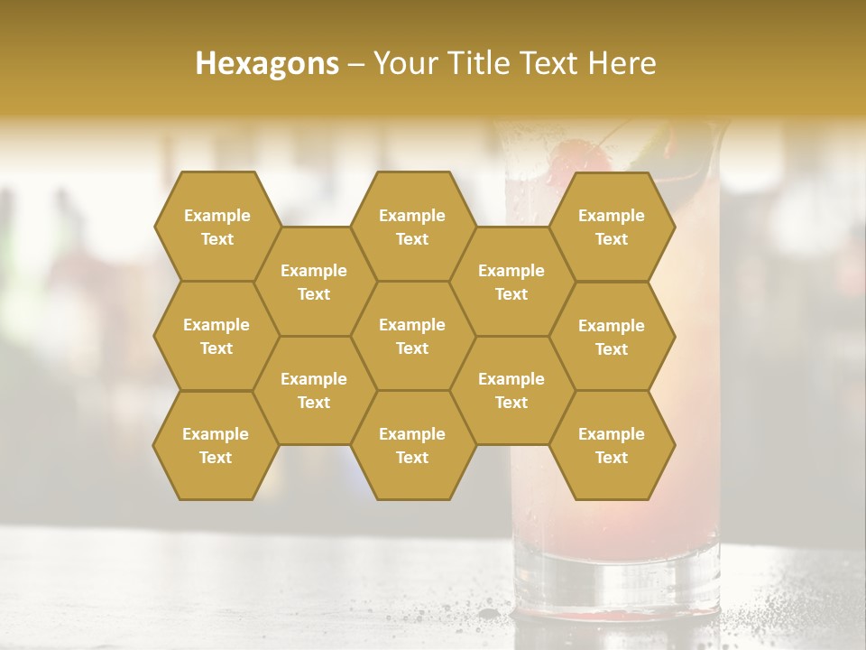 Alcohol Lime Cool PowerPoint Template