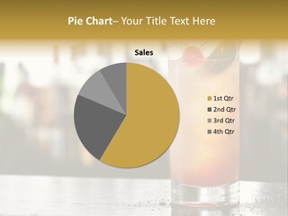 Alcohol Lime Cool PowerPoint Template