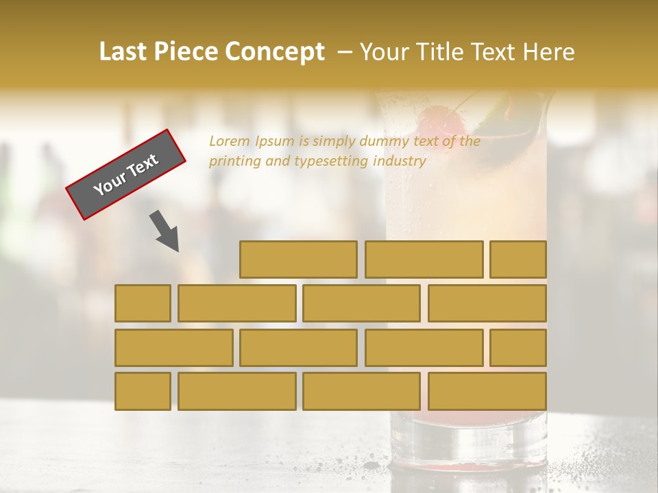 Alcohol Lime Cool PowerPoint Template