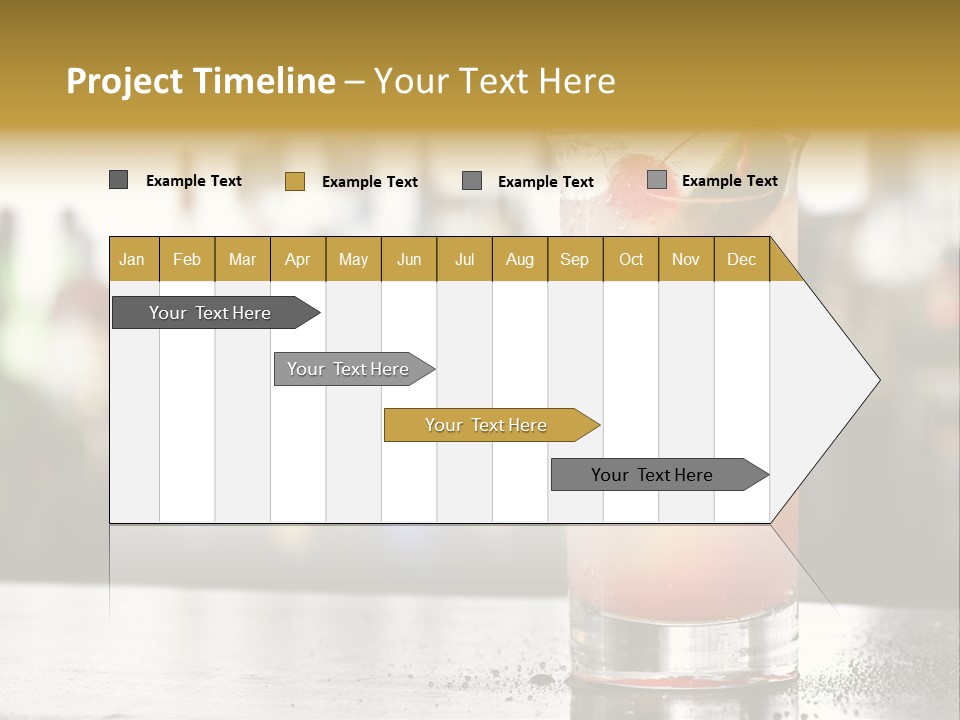 Alcohol Lime Cool PowerPoint Template