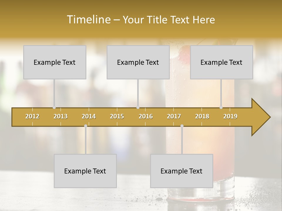 Alcohol Lime Cool PowerPoint Template