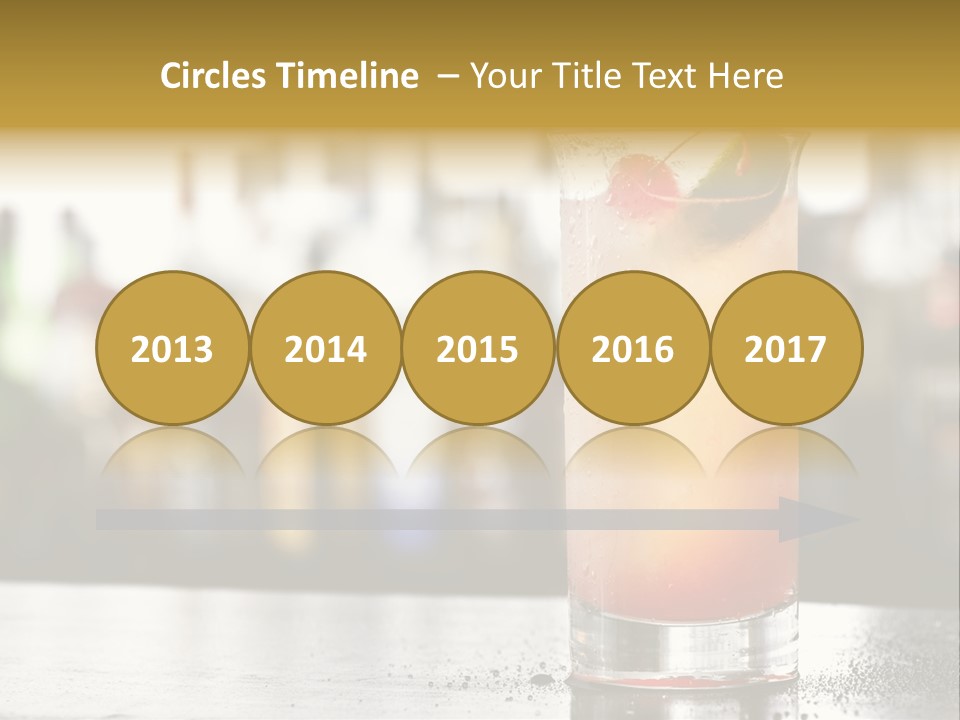 Alcohol Lime Cool PowerPoint Template