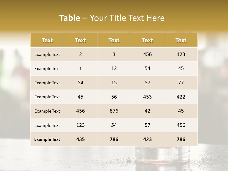 Alcohol Lime Cool PowerPoint Template