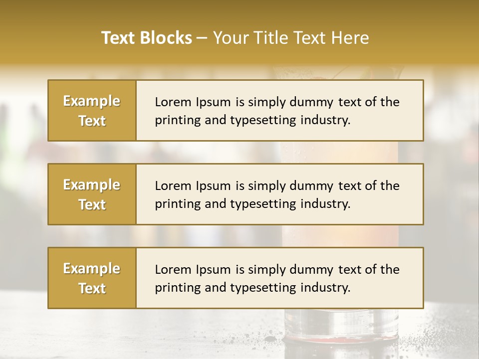 Alcohol Lime Cool PowerPoint Template
