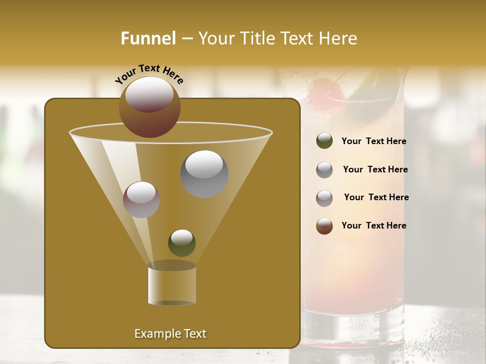 Alcohol Lime Cool PowerPoint Template