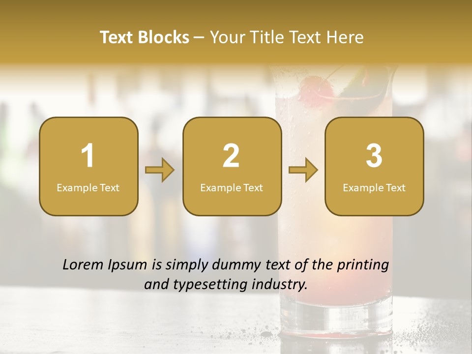 Alcohol Lime Cool PowerPoint Template