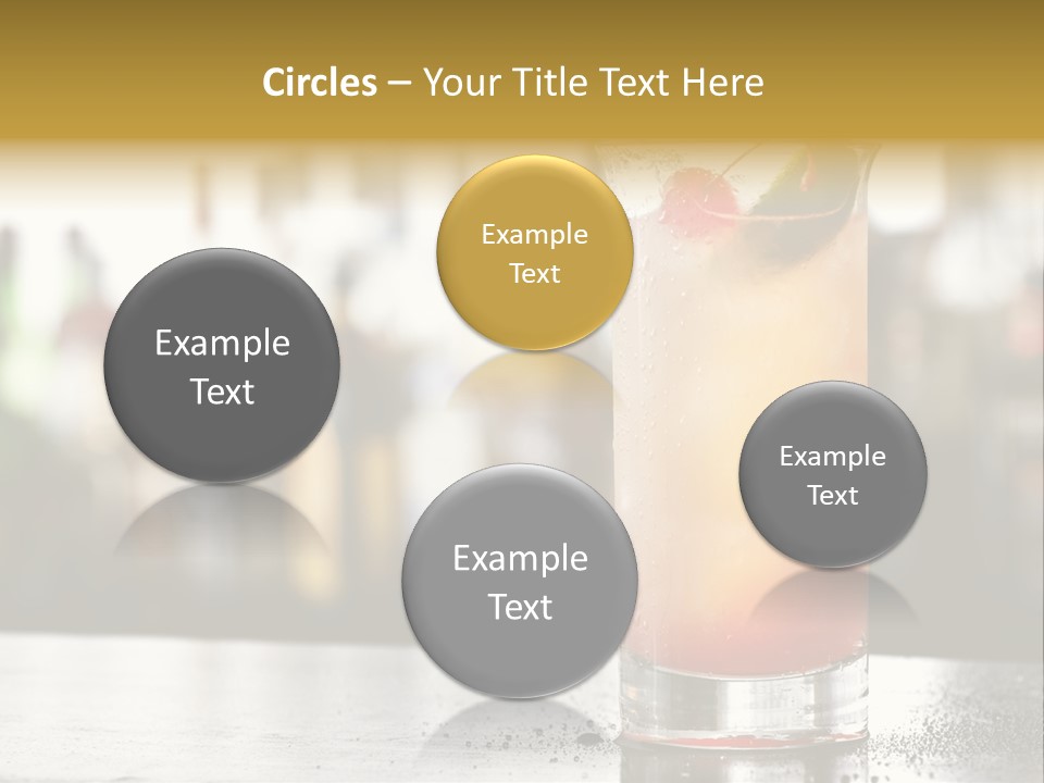Alcohol Lime Cool PowerPoint Template