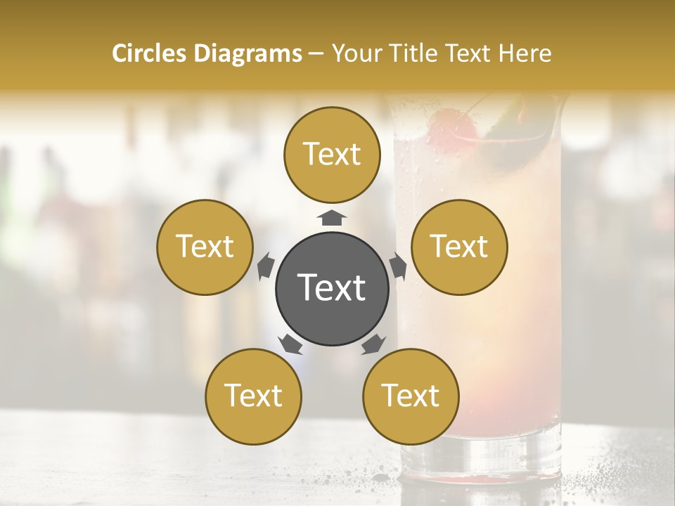 Alcohol Lime Cool PowerPoint Template