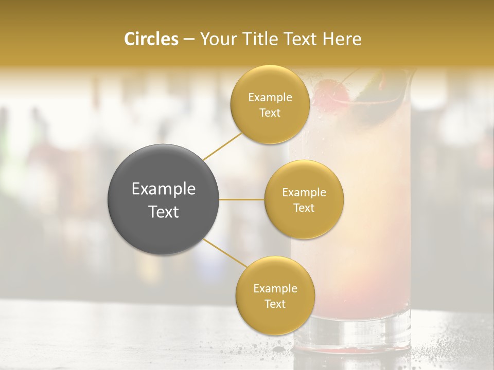 Alcohol Lime Cool PowerPoint Template