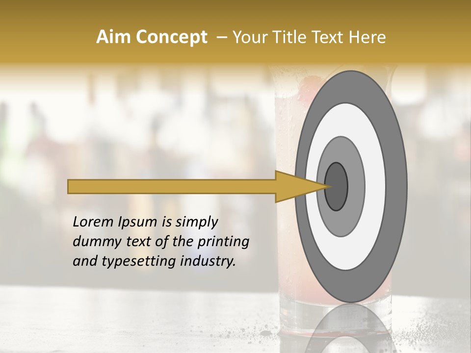 Alcohol Lime Cool PowerPoint Template