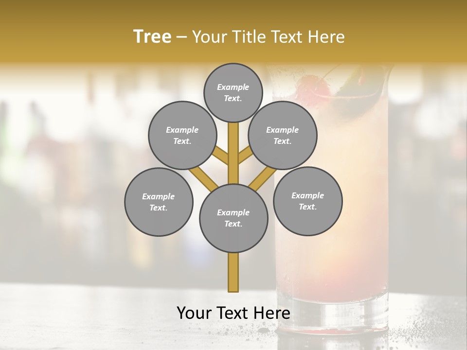 Alcohol Lime Cool PowerPoint Template