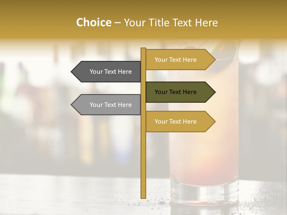 Alcohol Lime Cool PowerPoint Template